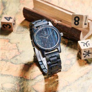 Wooden Watch Series 40 mm Unisex Natural Handmade Wood Watch w/Adjustable Band